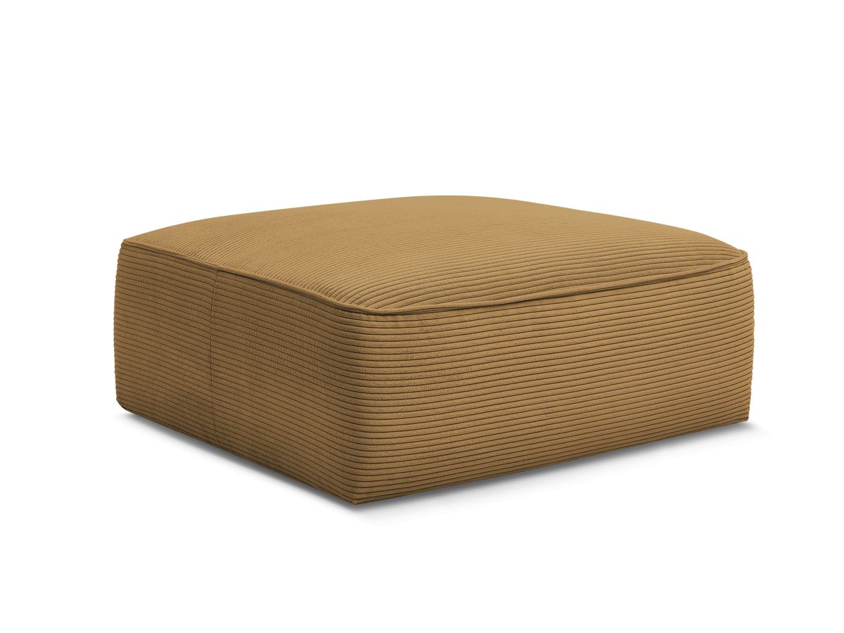 Bobochic Leopold Pouf Cordsamt Gelb