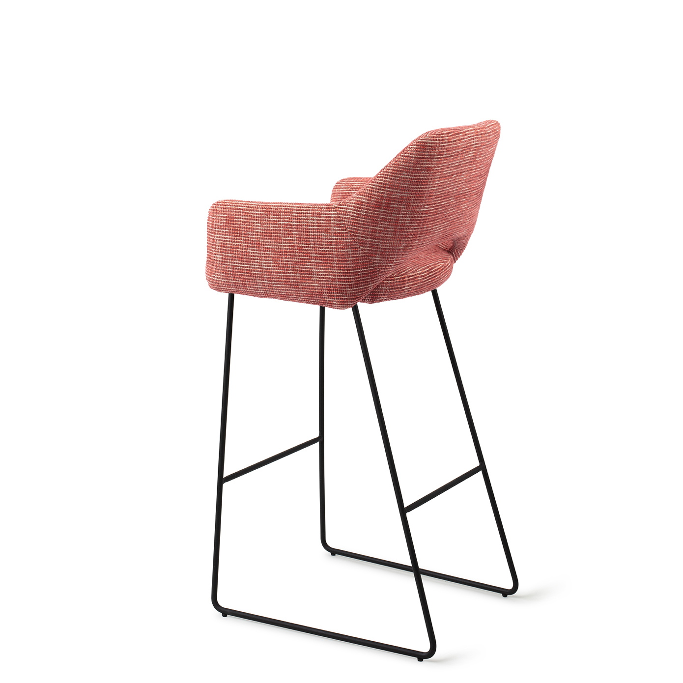 Jesper Home Barhocker Yanai Berry Bars Slide Schwarz Barhöhe 75 cm