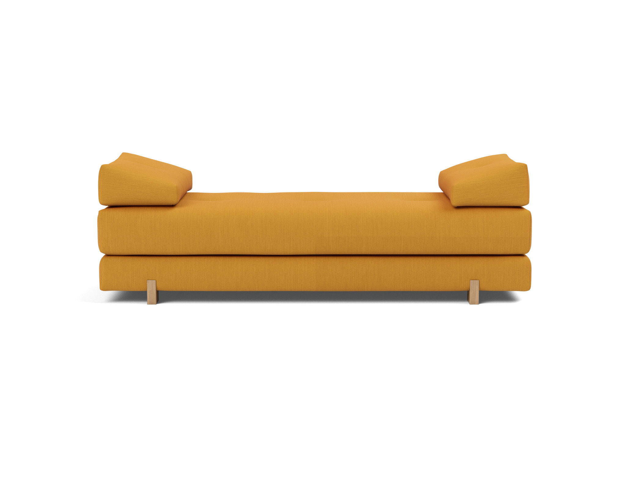 Tagesbett Sigmund Flachgewebe Elegance 507-Burned-Curry Beine Drip Eiche