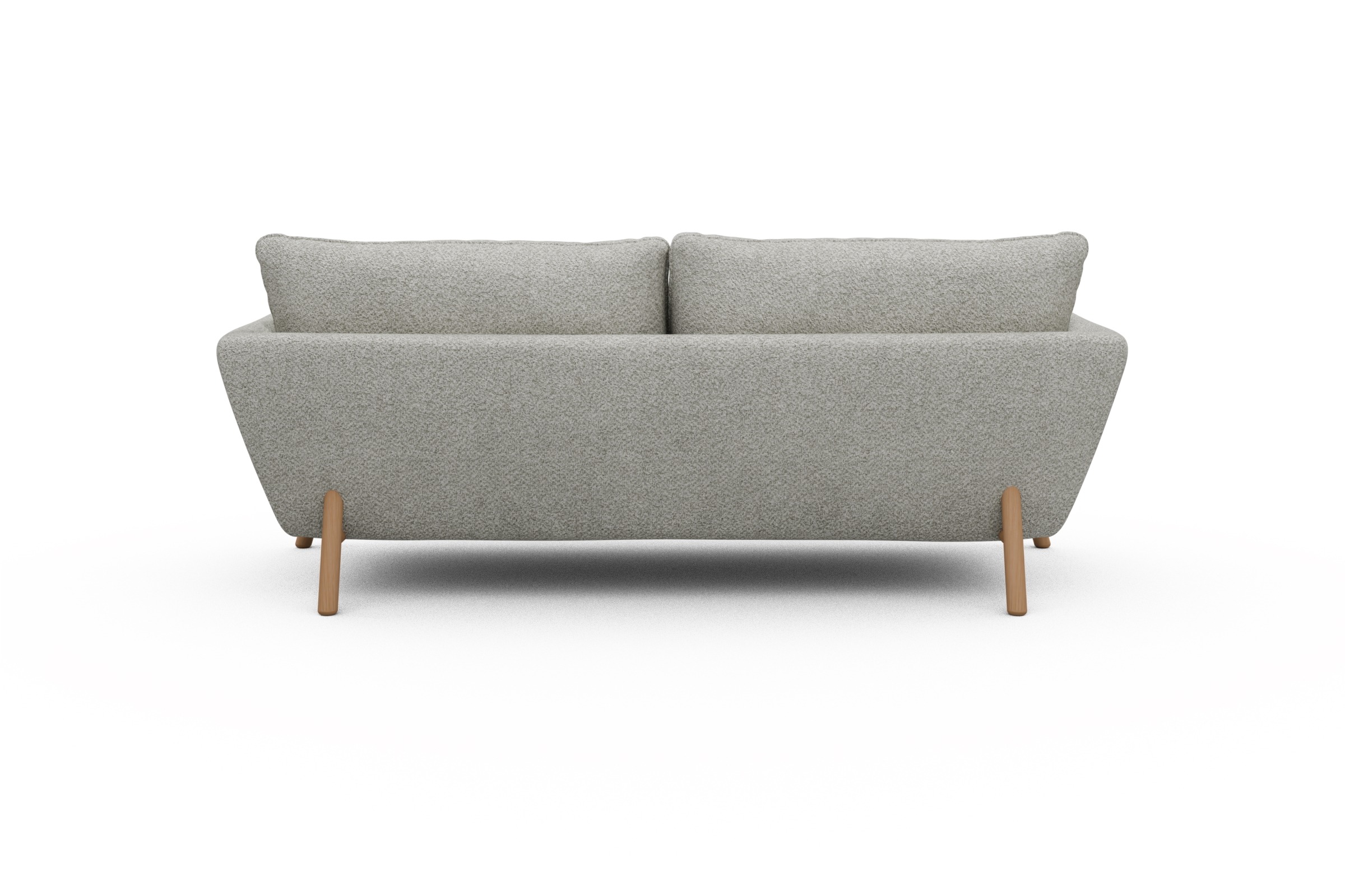 Sofa Emil 3-Sitzer Beinfarbe Eiche Natur Vanora-Warm-Sand
