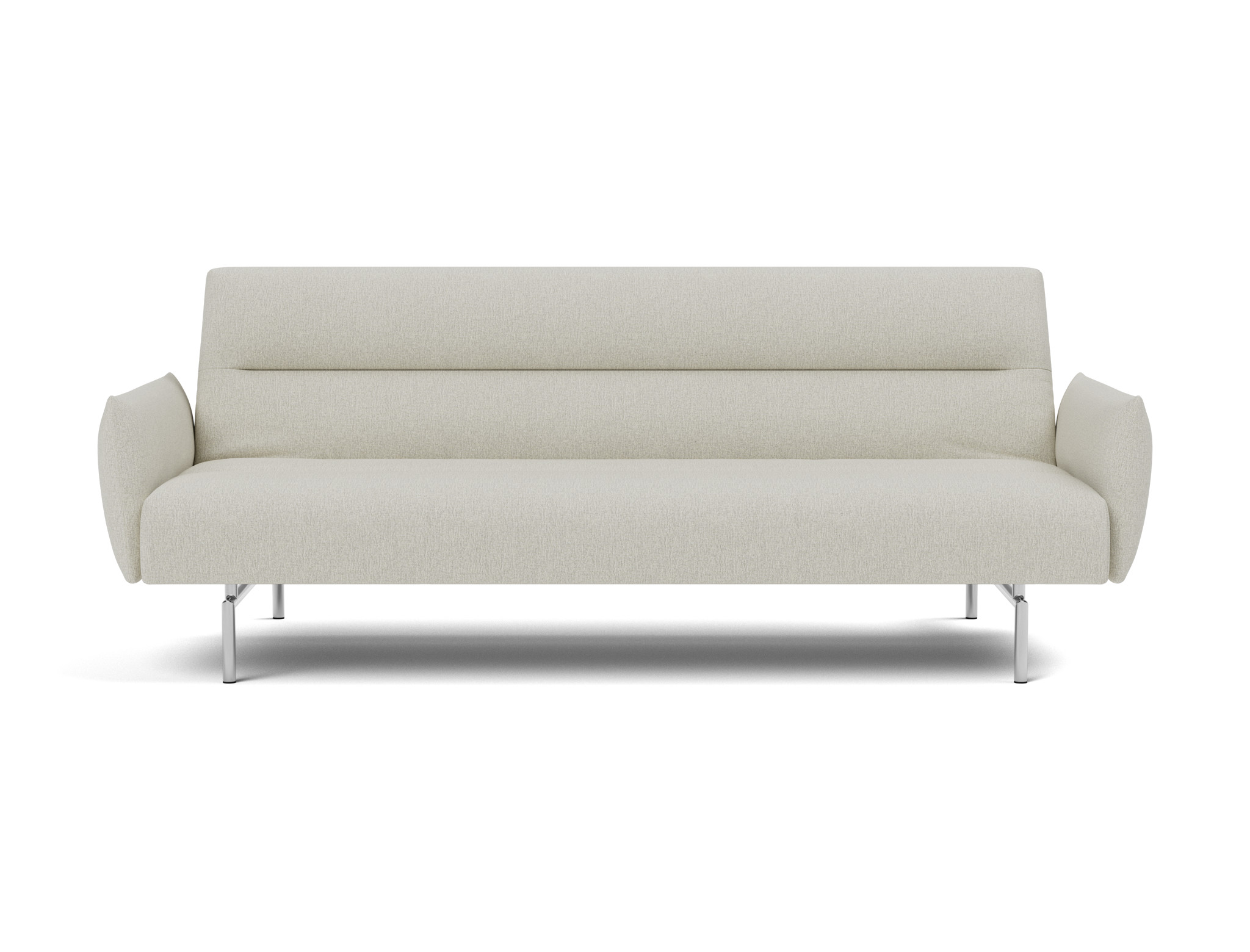 Schlafsofa Jillis mit Armlehnen Flachgewebe Mixed Dance 527-Natural