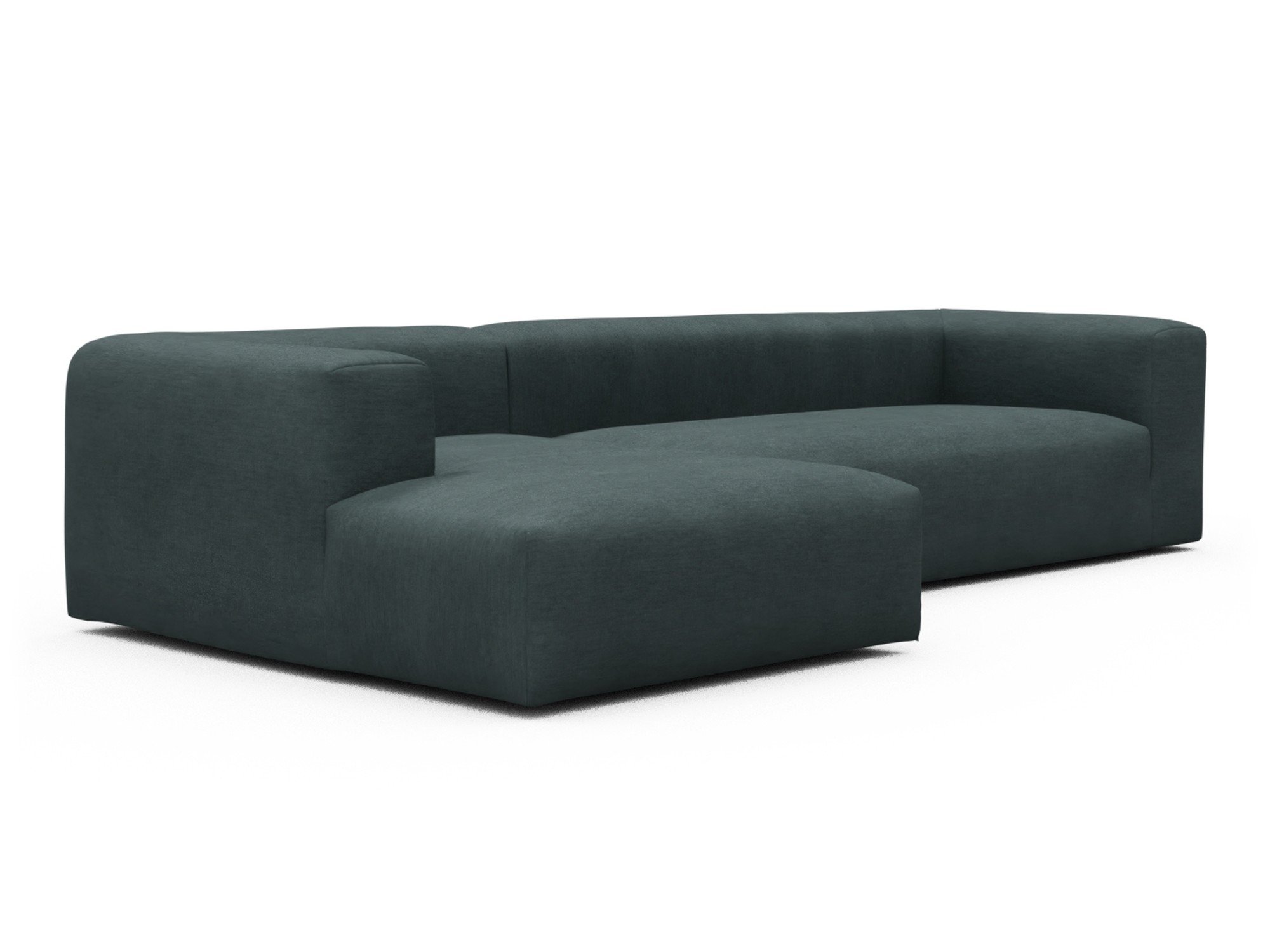 Skandi Home Ecksofa Fred Chaiselongue links mit 2,5-Sitzer Vivus-Blue moebelfaktor