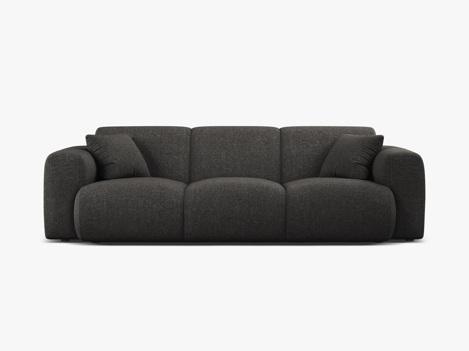 Micadoni Sofa Molino 3-Sitzer Chenille Eden Anthrazit