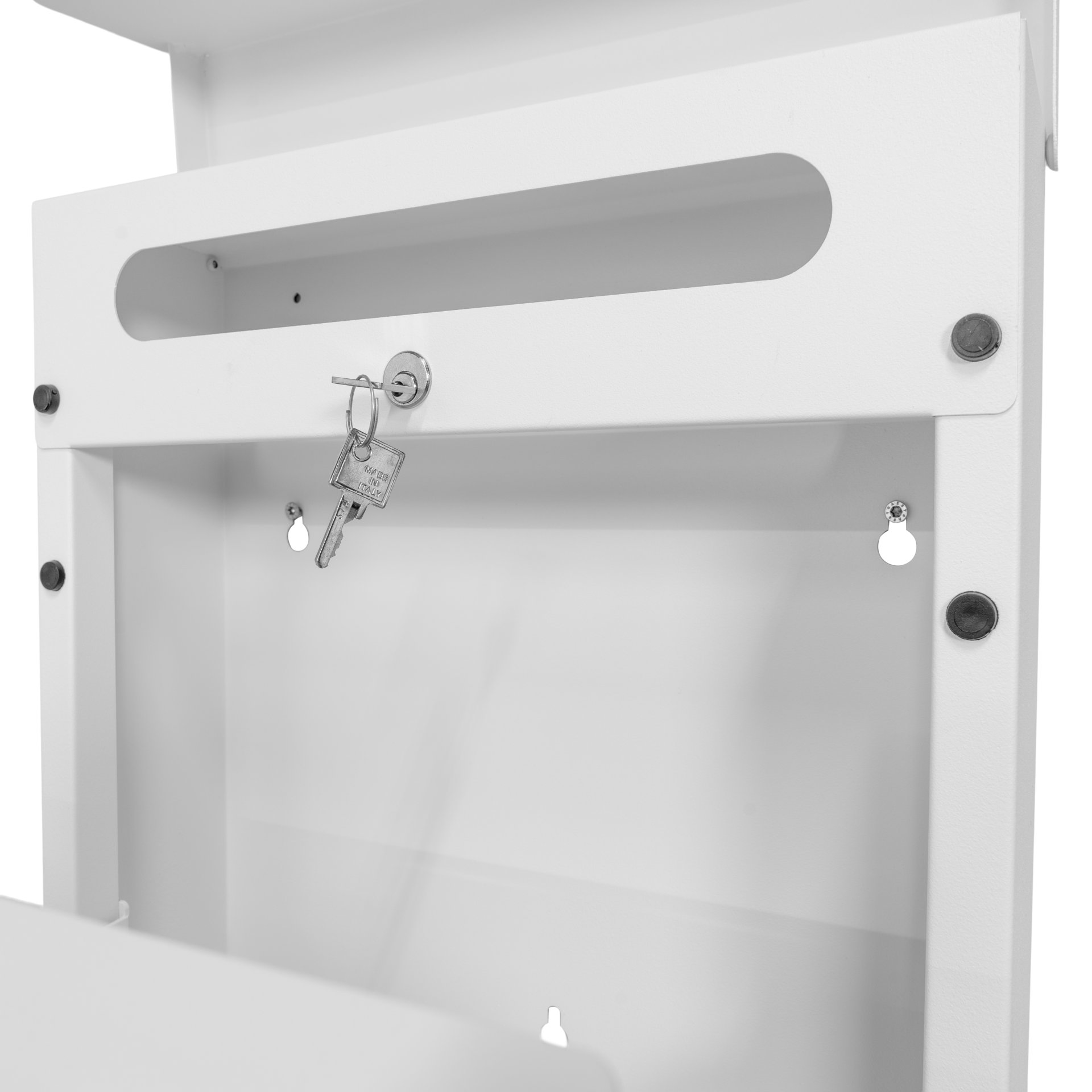 Spinder Design Briefkasten Inbox Weiß