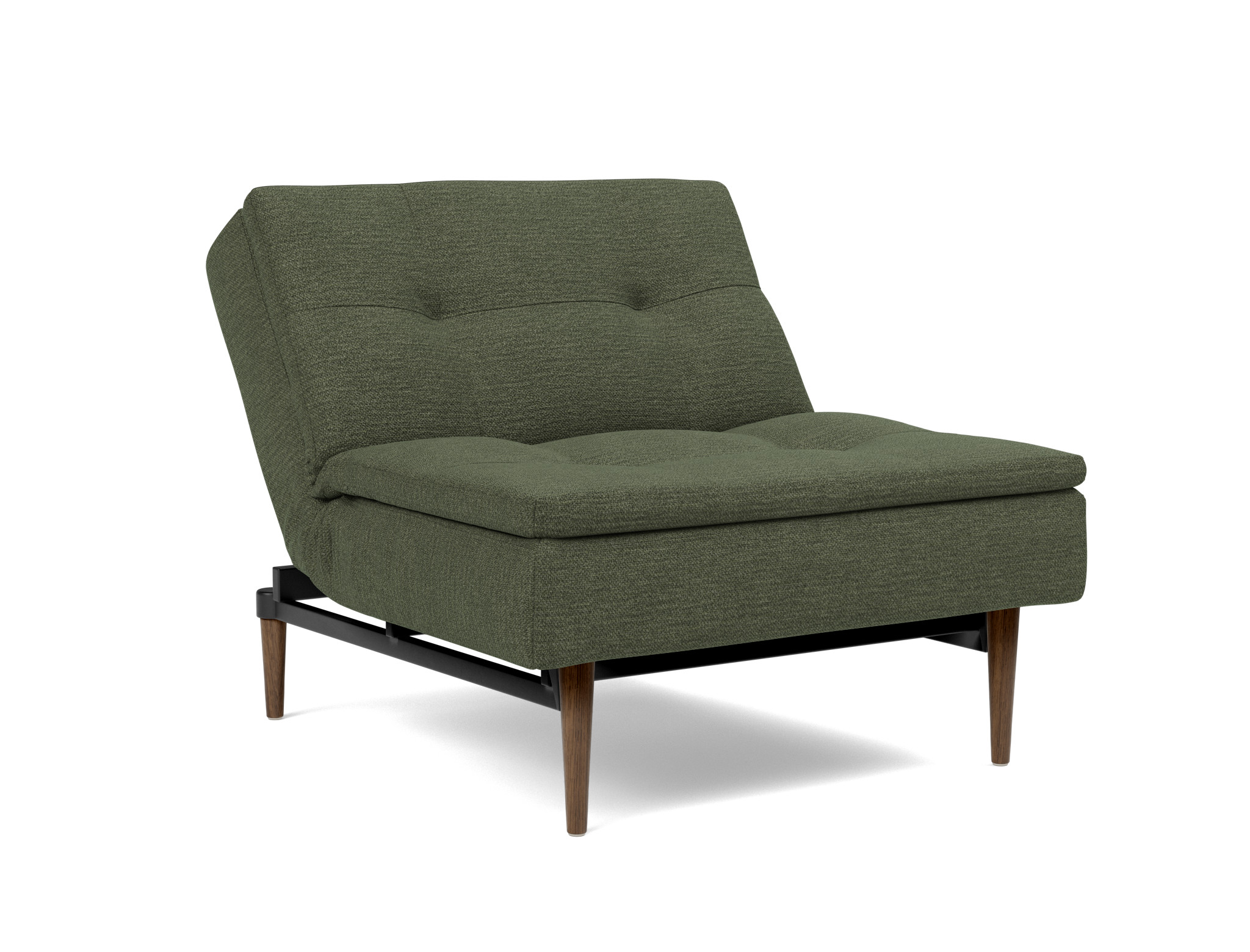 Sessel Dublexo Strukturierter Stoff Taura 353-Forest Beine Styletto Eiche dunkel