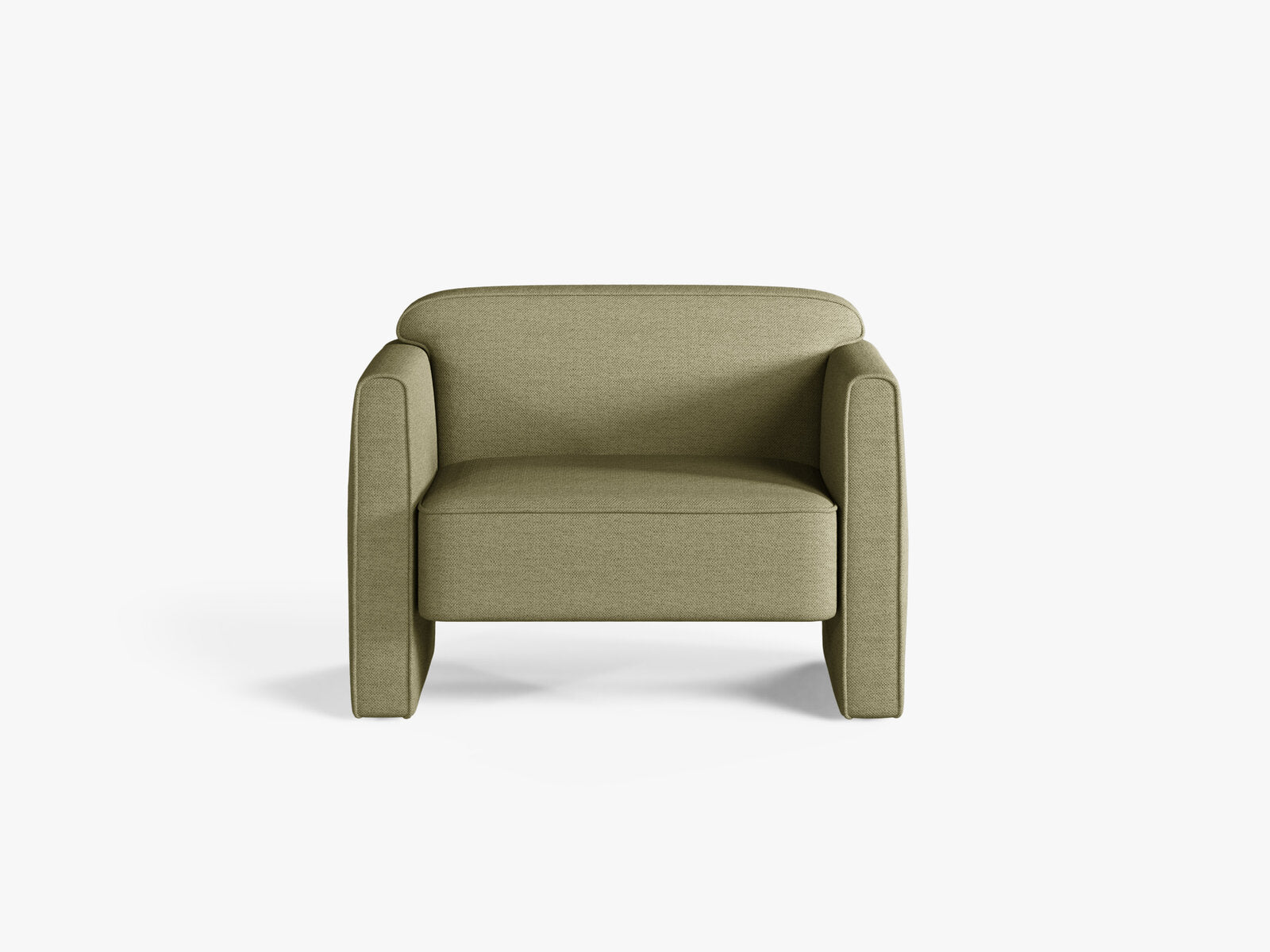 Micadoni Sessel Abby Strukturierter Stoff Heritage Olive