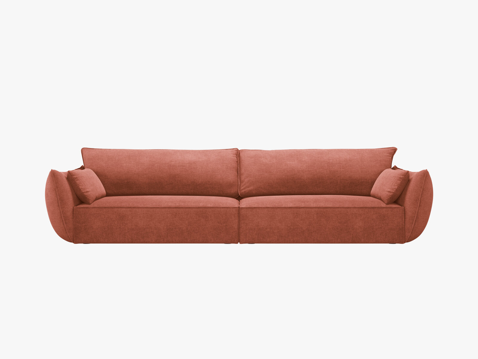 Micadoni 4-Sitzer Sofa Kaelle Chenille Over The Horizon Terrakotta