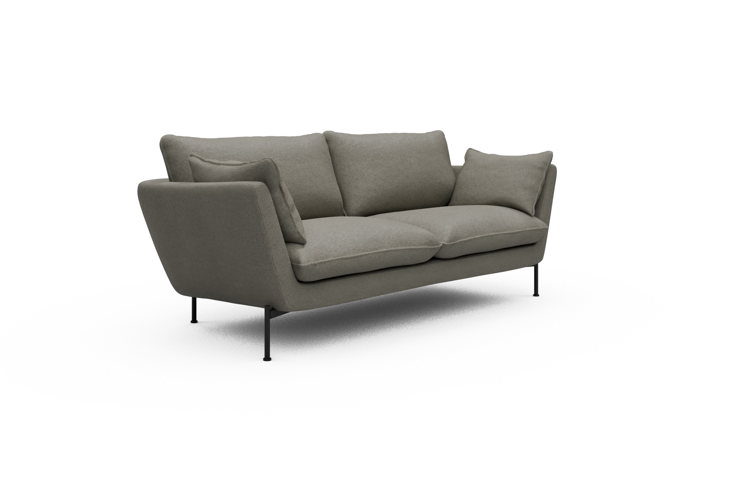 Sofa Anton 2-Sitzer Denari-Warm-Grey