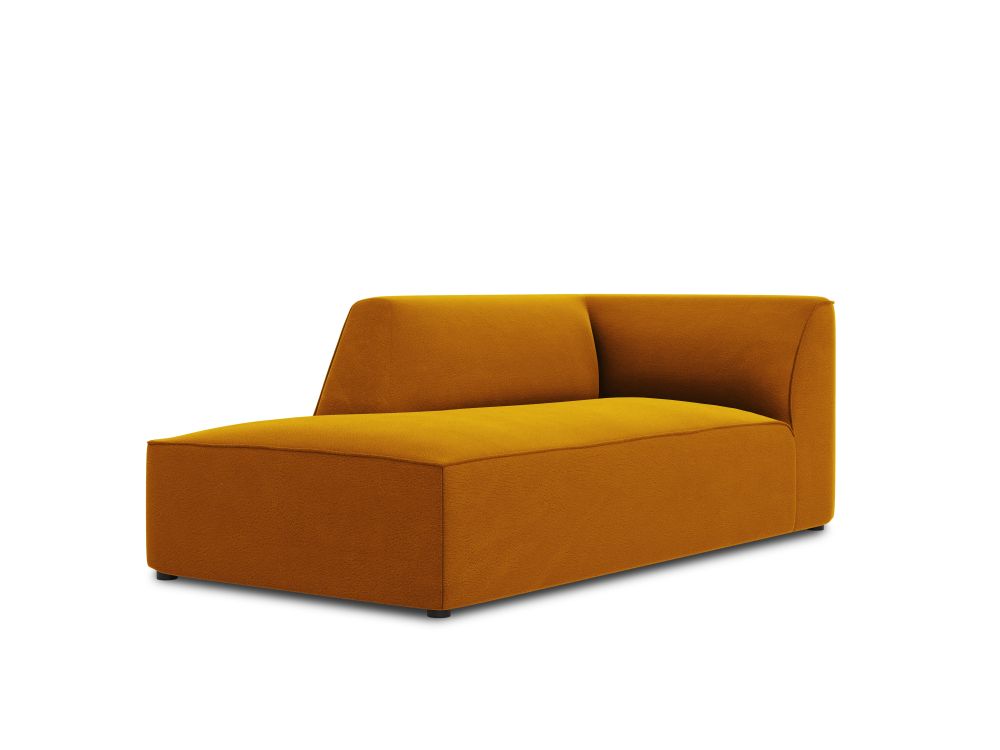 Cosmopolitan Design Chaiselongue Siena Samt Salvador Gelb Links