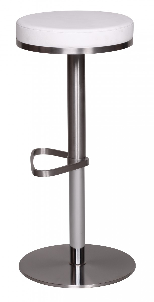 Barhocker Bjerka Metall Weiß Ø 38 cm