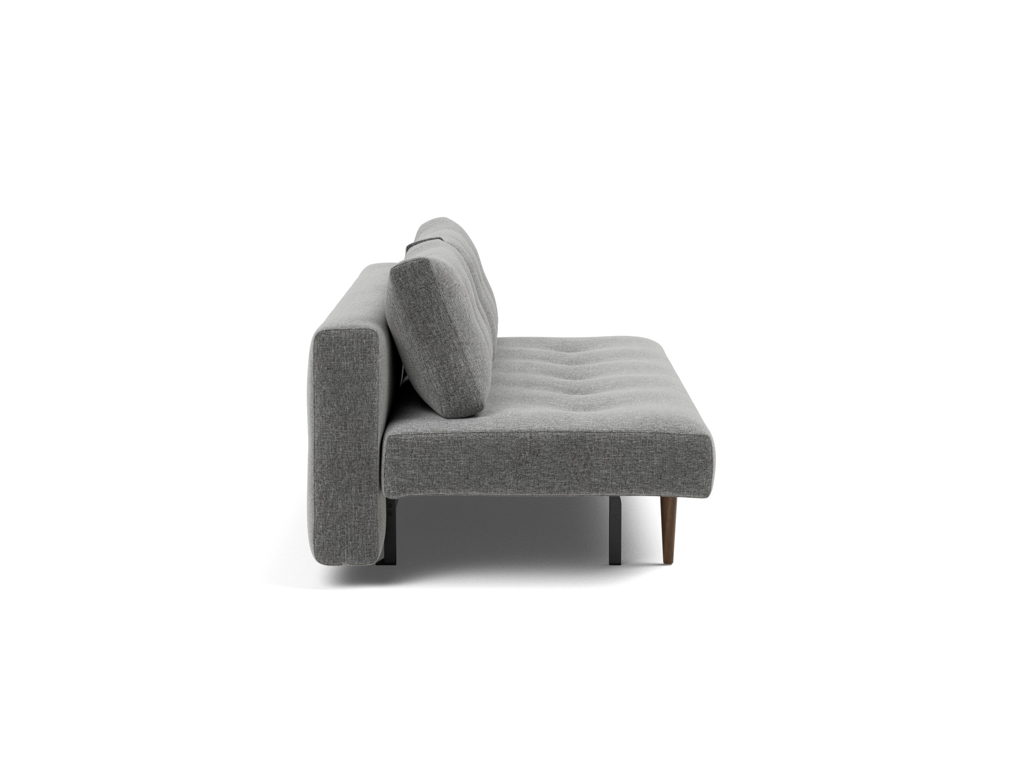 Schlafsofa Recast Strukturierter Stoff Twist 563-Charcoal