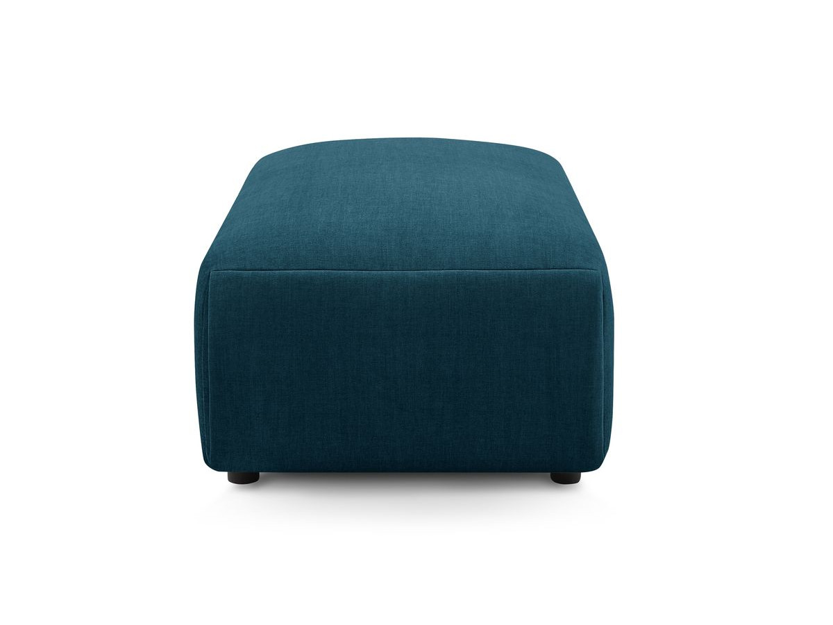 Bobochic Jeanne Pouf 66 × 117 cm Samt Dunkelblau
