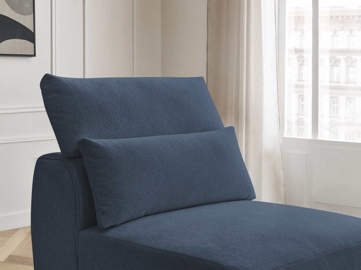 Bobochic Jana Sofamodul 1-Sitzer Melange-Stoff Blau