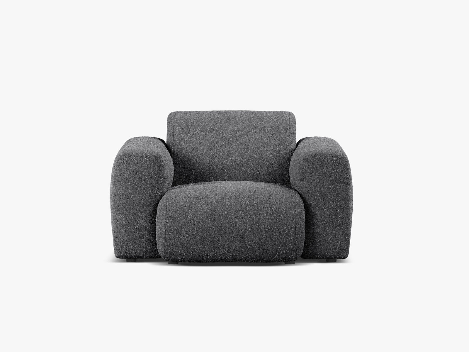 Micadoni Sessel Molino Boucle Baloo Dunkelgrau