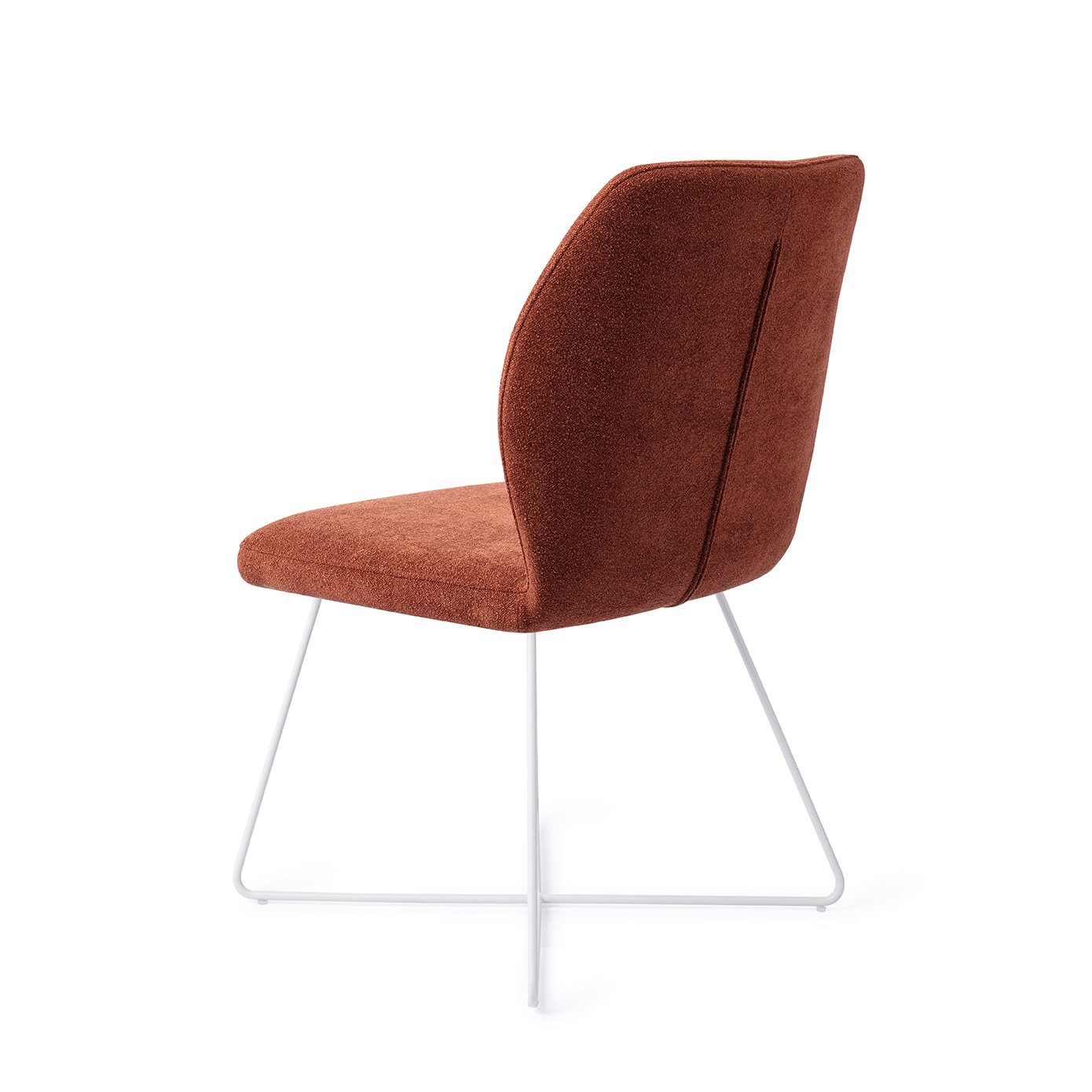 Jesper Home Esszimmerstuhl Ikata Cosy-Copper Cross Weiß