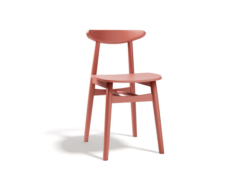 Cosmopolitan Design Stuhl Elie 2er-Set Rosa