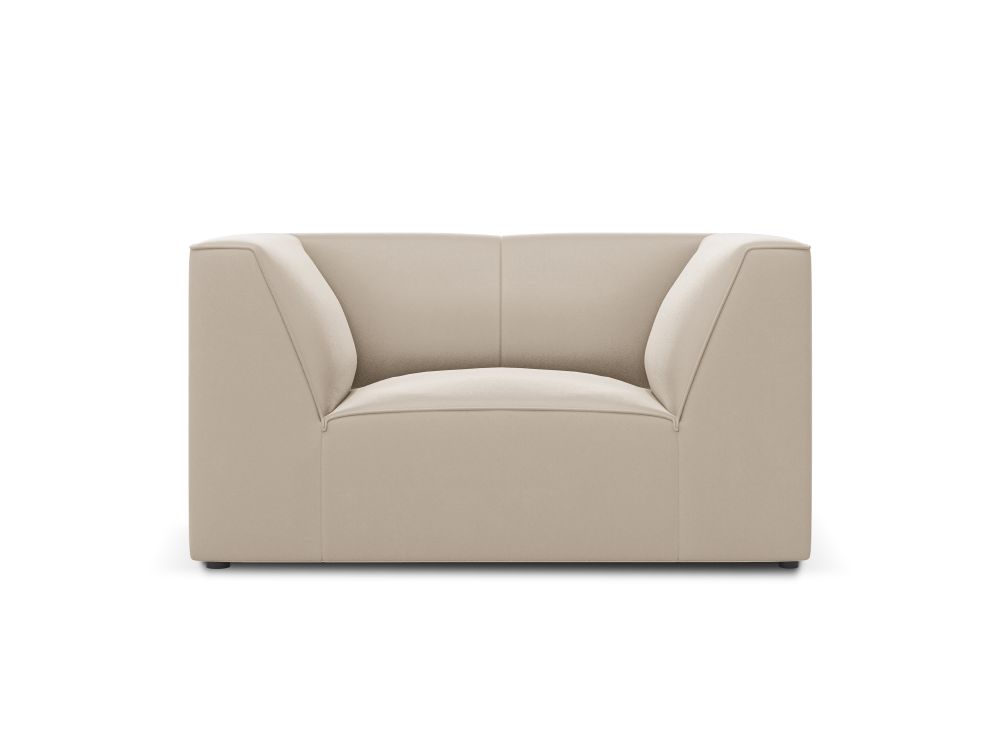 Cosmopolitan Design Sessel Siena Samt Salvador Beige