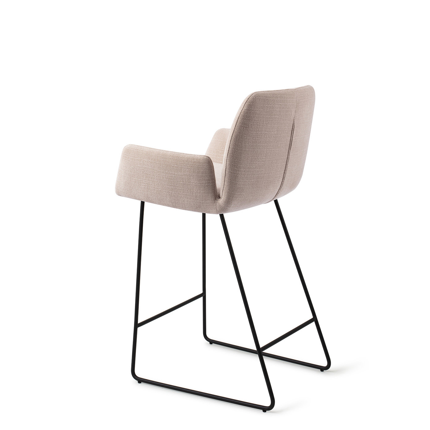 Jesper Home Barhocker Misaki Sand Strand Slide Schwarz Tresenhöhe 65 cm