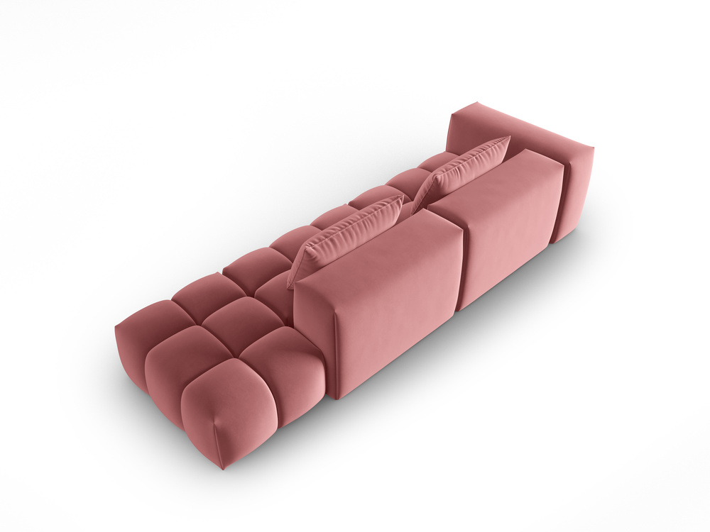 Cosmopolitan Design Sofa Verona 4-Sitzer offen Samt Casino Flamingo Rechts