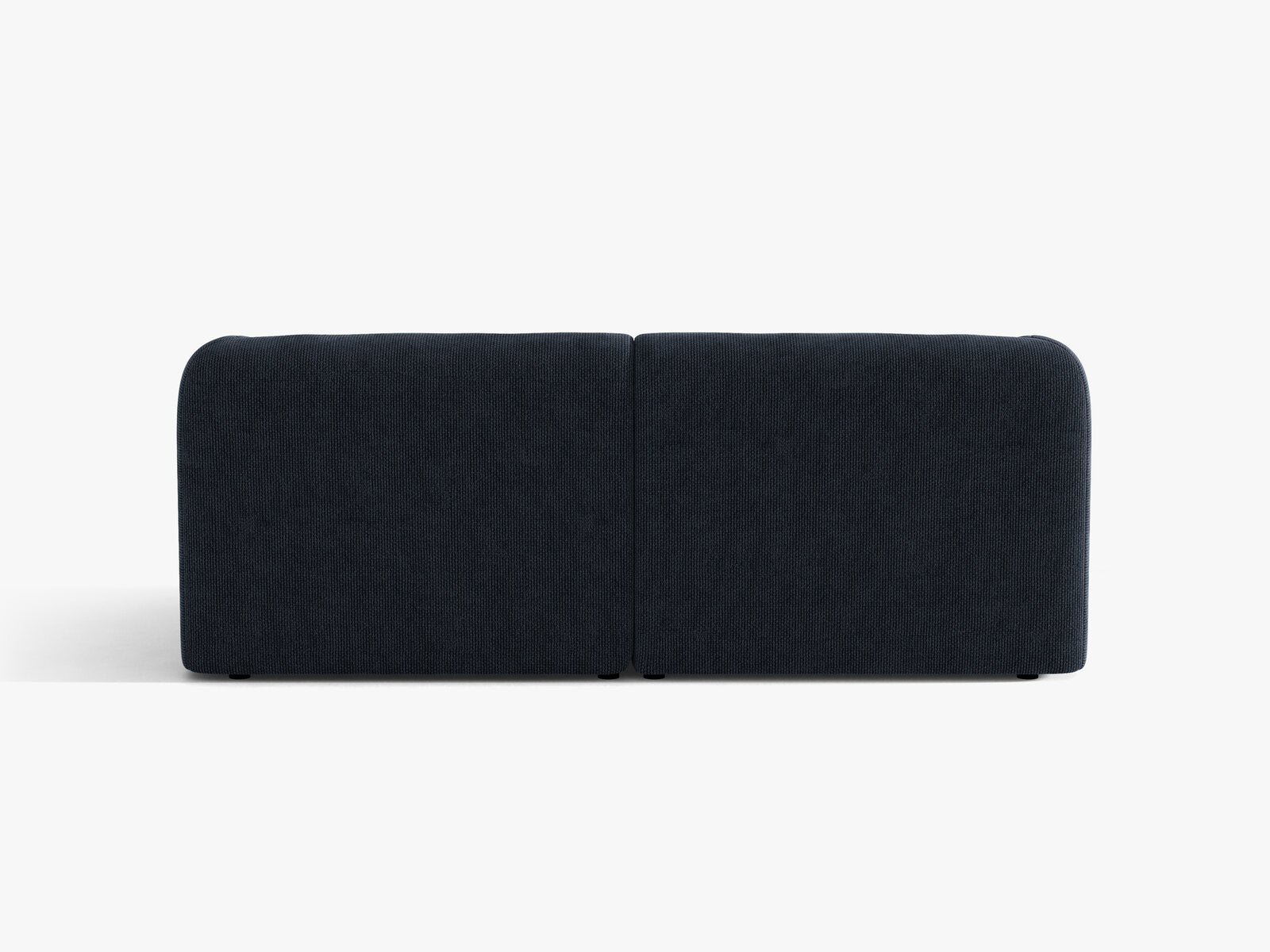 Micadoni Sofa Miley 2-Sitzer Chenille Eden Marineblau