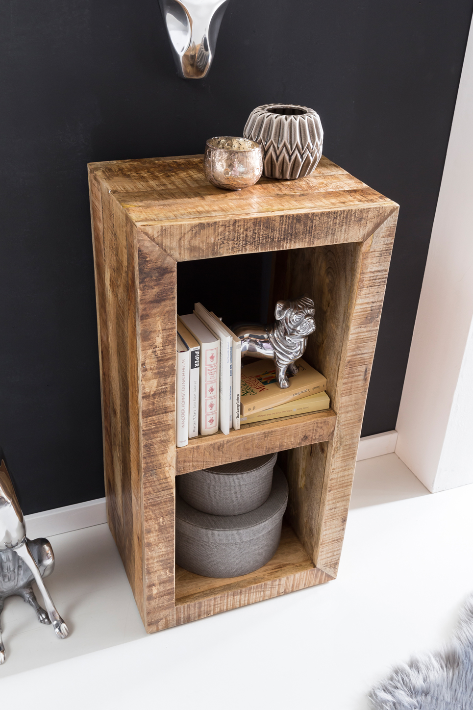 Standregal Samso Mango Massivholz