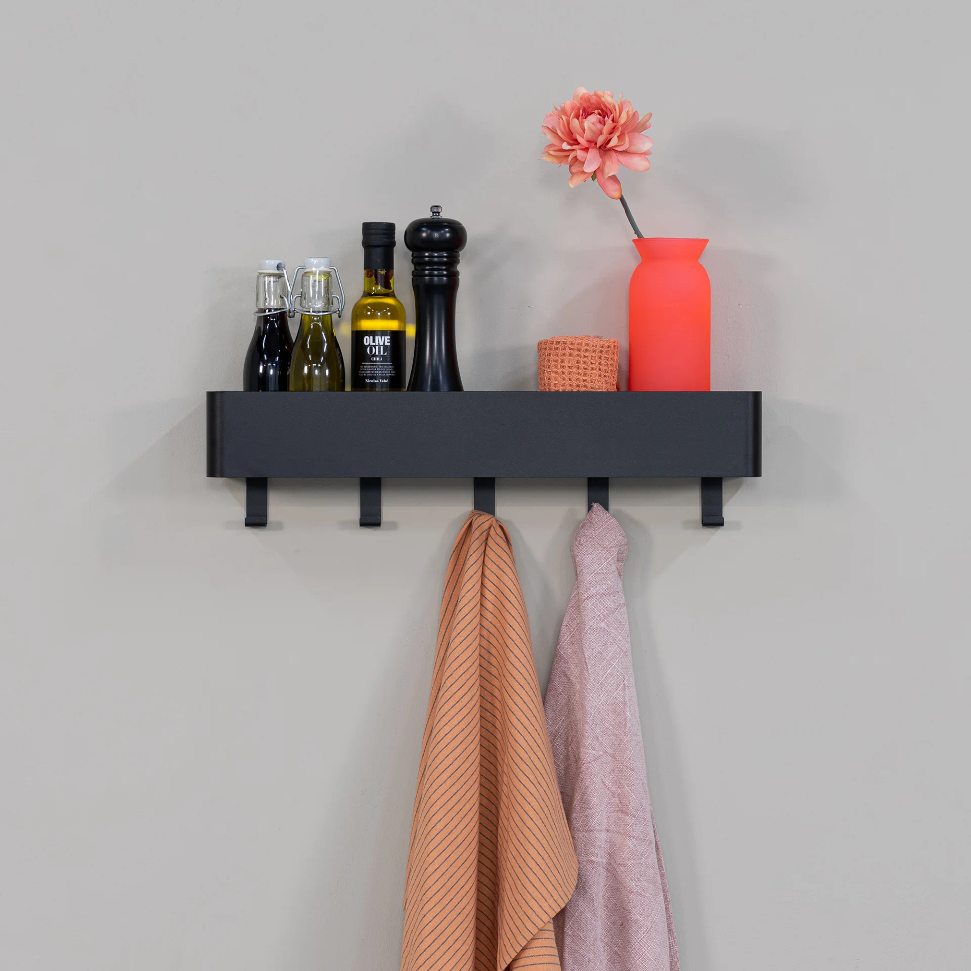 Spinder Design Wandregal Multi 5 Schwarz