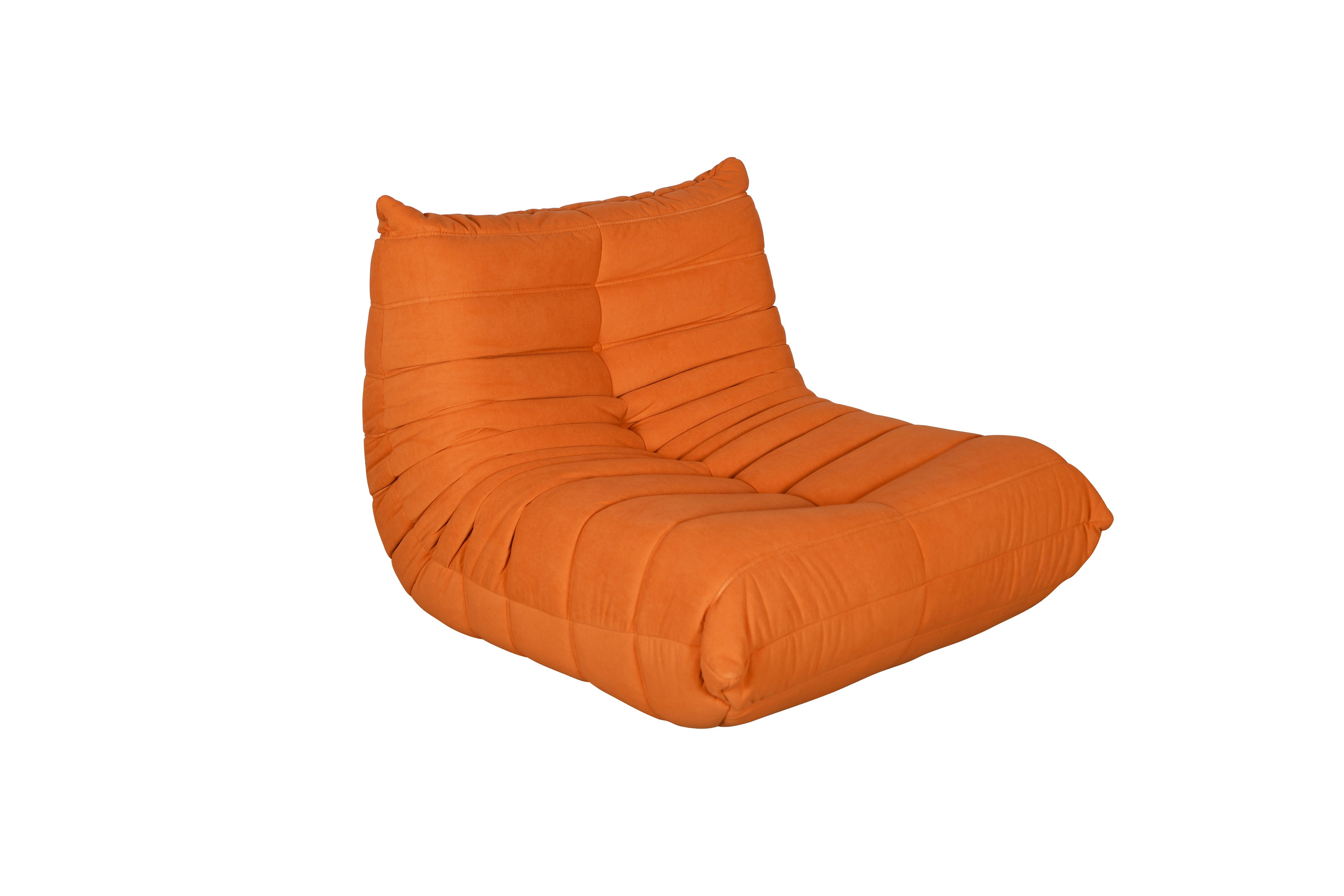 Livin Hill Set Nua: Sessel 87 cm + Fußhocker Gebrannte Orange