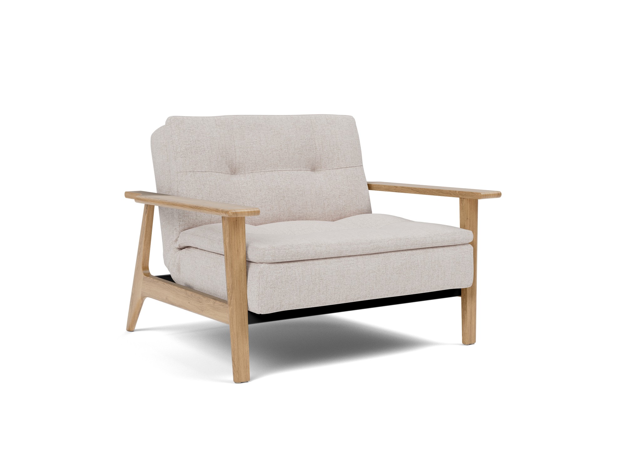 Sessel Dublexo Frej Strukturierter Stoff Weda 300-Weda-Sand