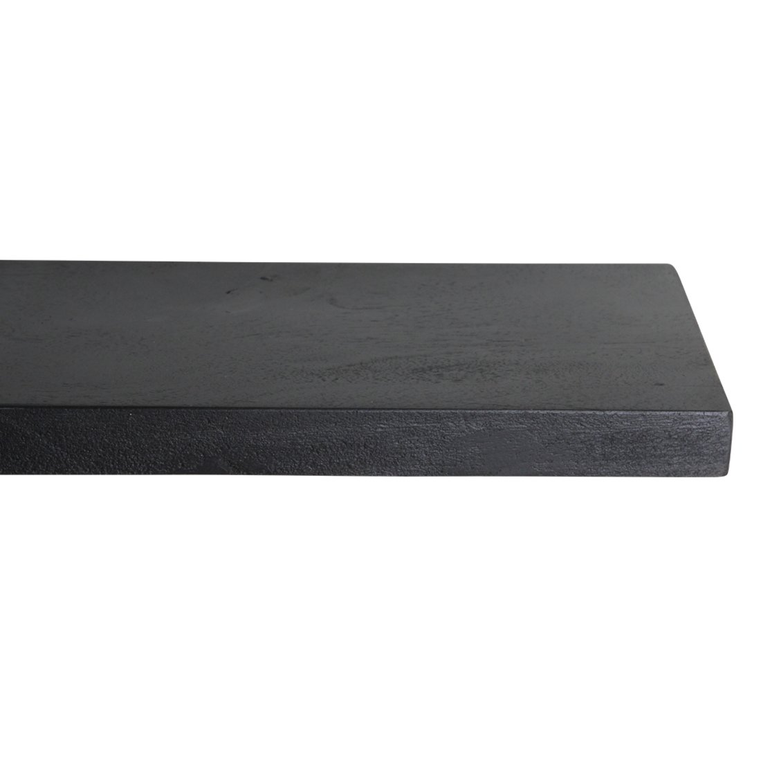 Raw Materials Schwarzes Hängendes Wandregal 80x18x3,8cm