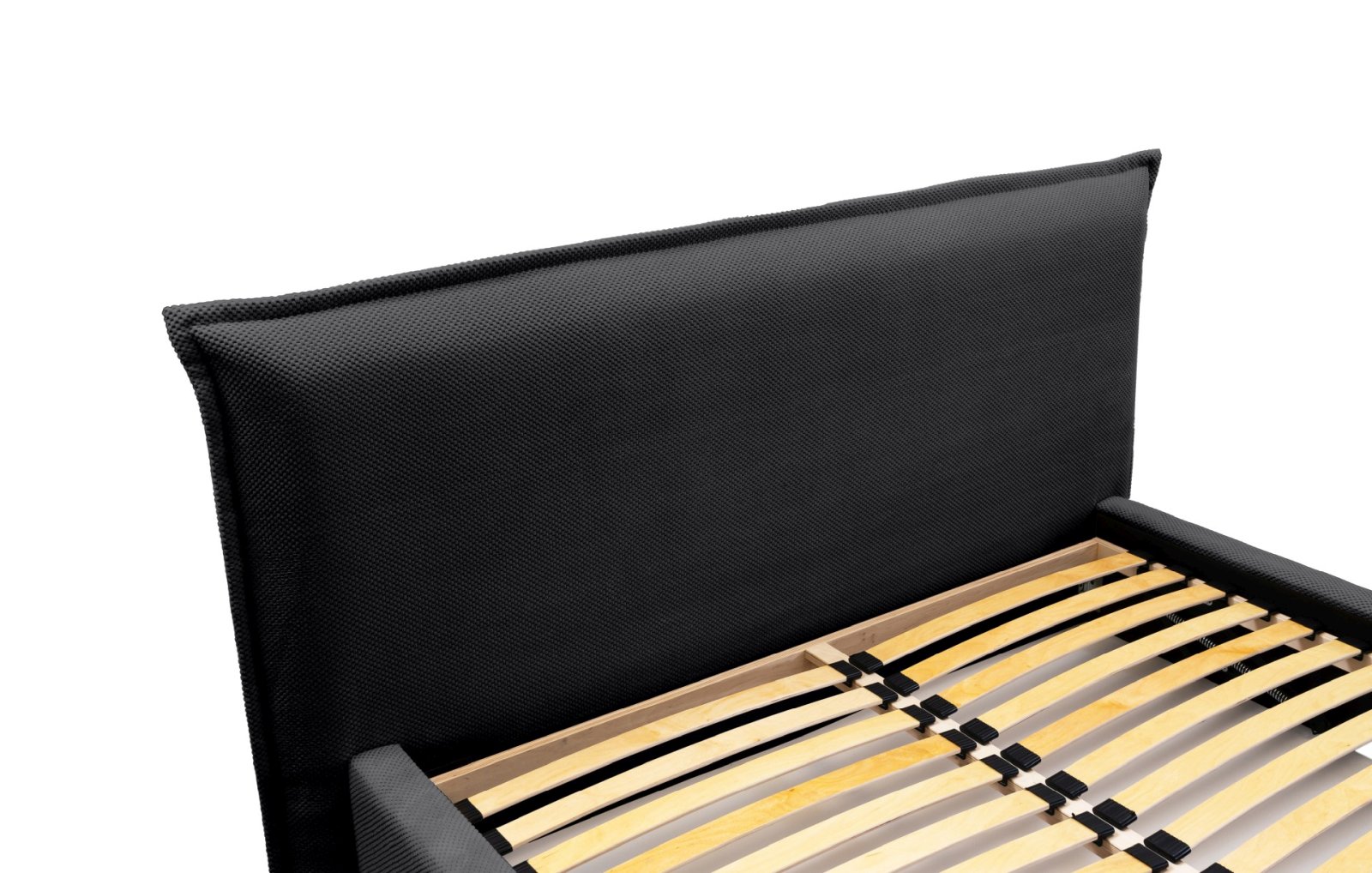 Polsterbett Renoa Strukturgewebe 160x200 mit Metallrahmen Pop 01