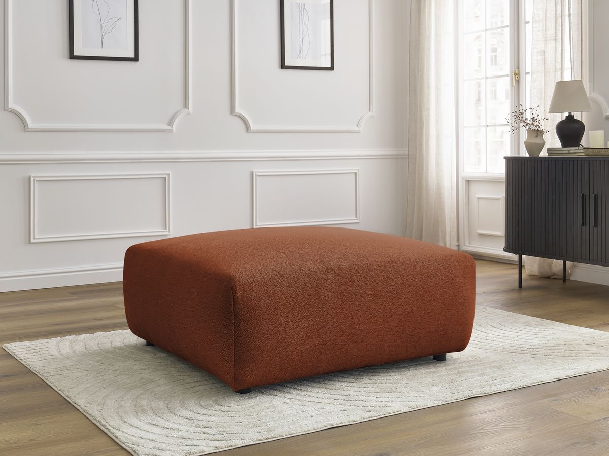 Bobochic Lucien Pouf Stoff Orange