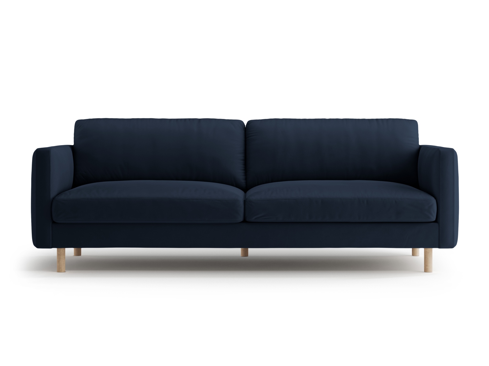 Micadoni Sofa Eden 4-Sitzer Samt Dunkelblau