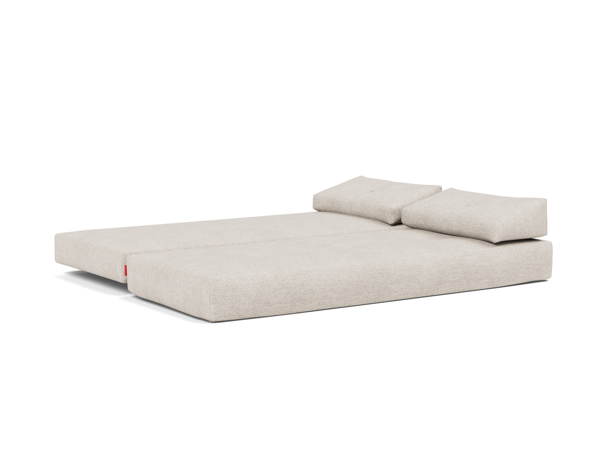 Tagesbett Sigmund Chenille Yuveno 470-Natural Beine Indu schwarz