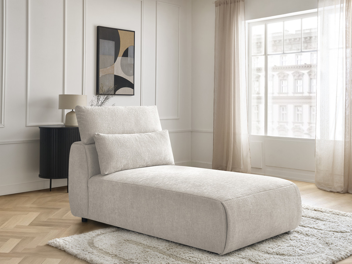 Bobochic Jana Méridienne-Modul Strukturstoff Beige