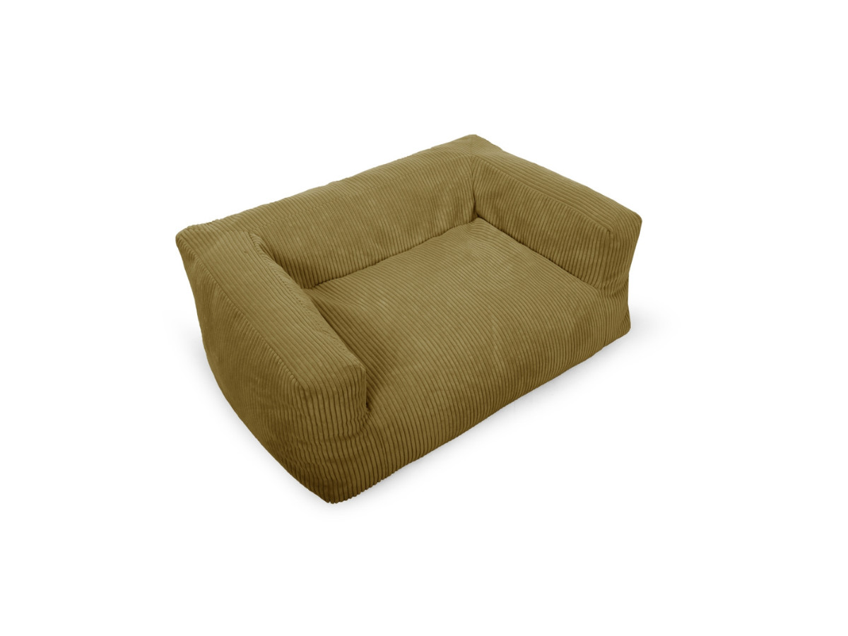 Bobochic Salto Hundekorb Cordsamt Gelb, Größe XXL (140 cm)