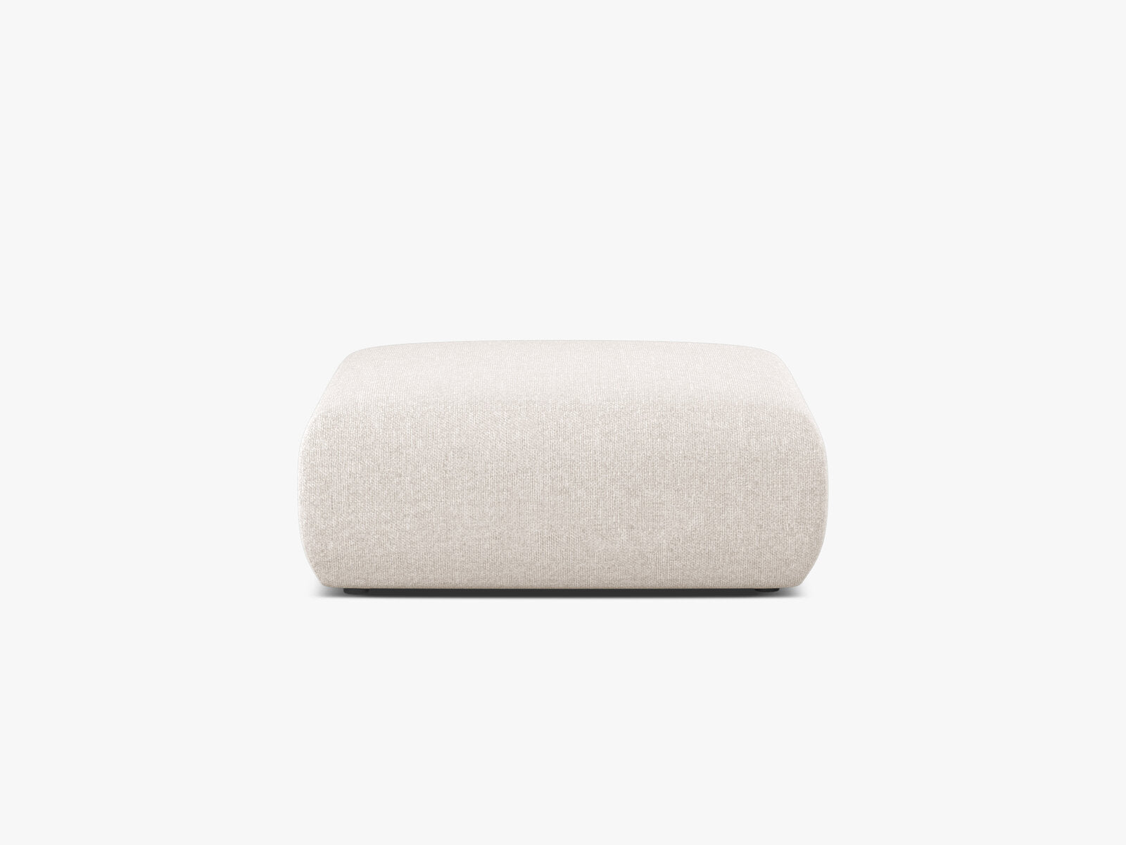 Micadoni Hocker Molino Large Chenille Eden Helles Beige