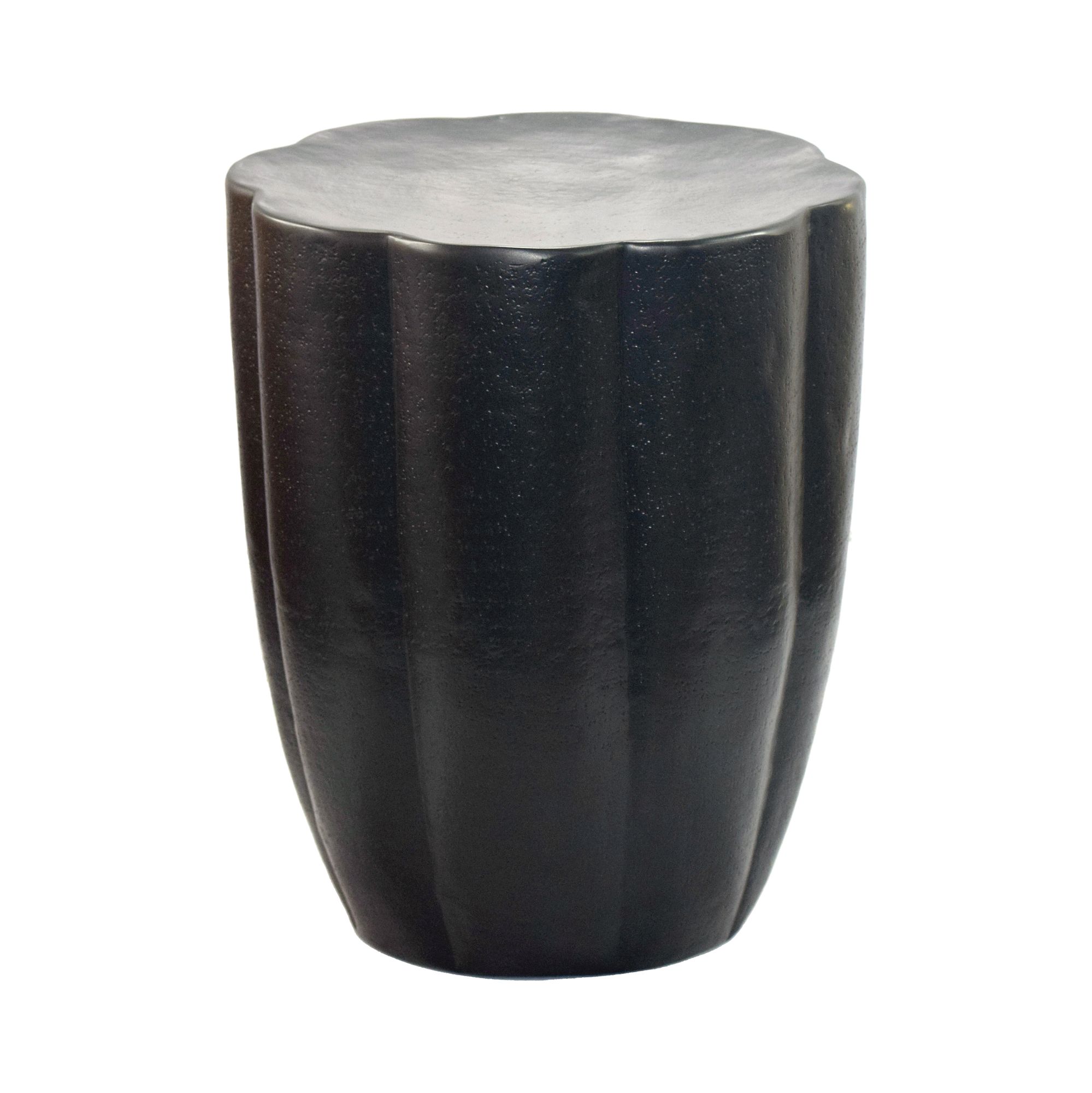 Beistelltisch Kvinnherad Aluminium Schwarz Ø 41 cm