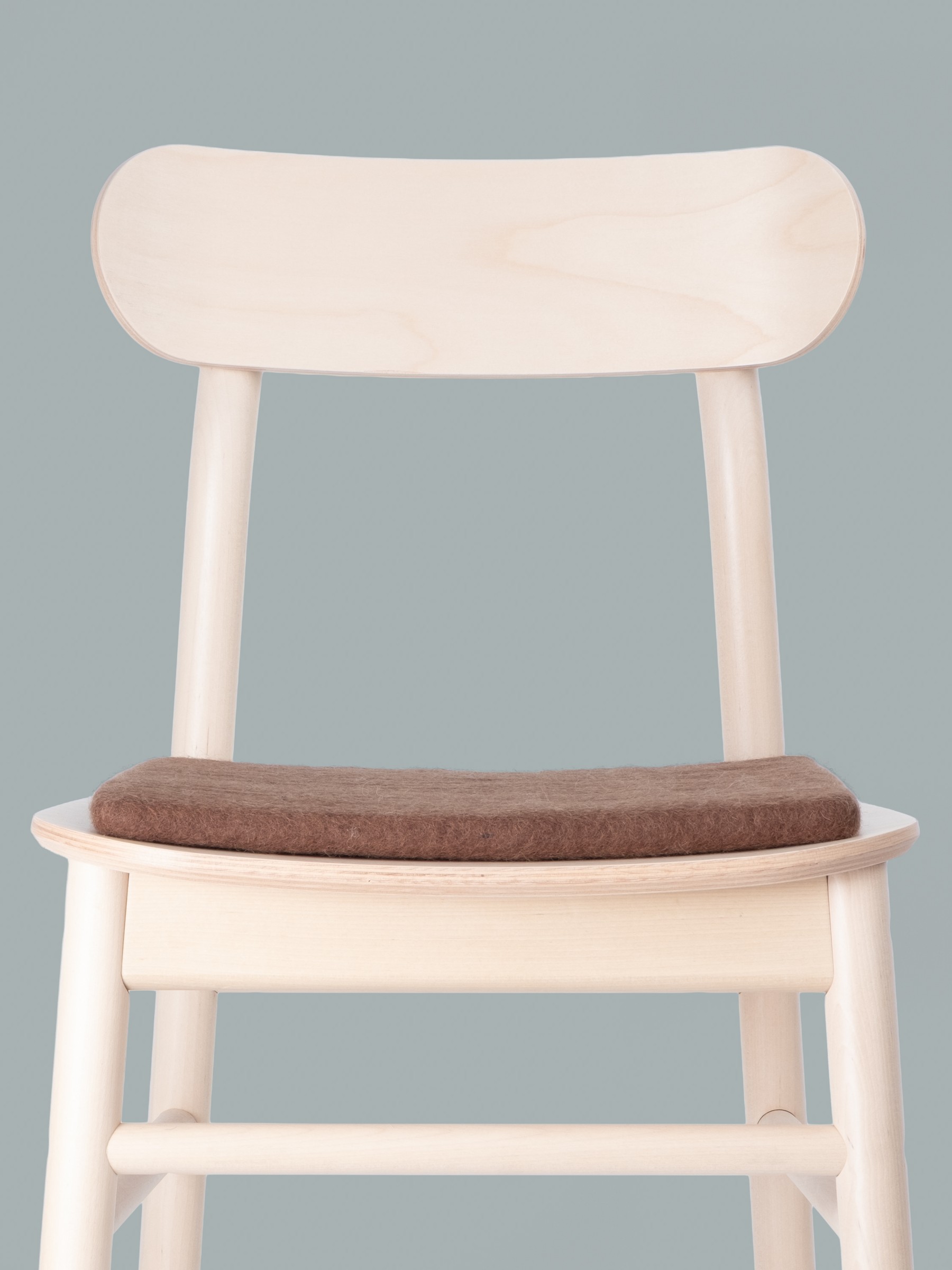 myfelt Egon Filz-Sitzauflage Braun 36 x 36 cm