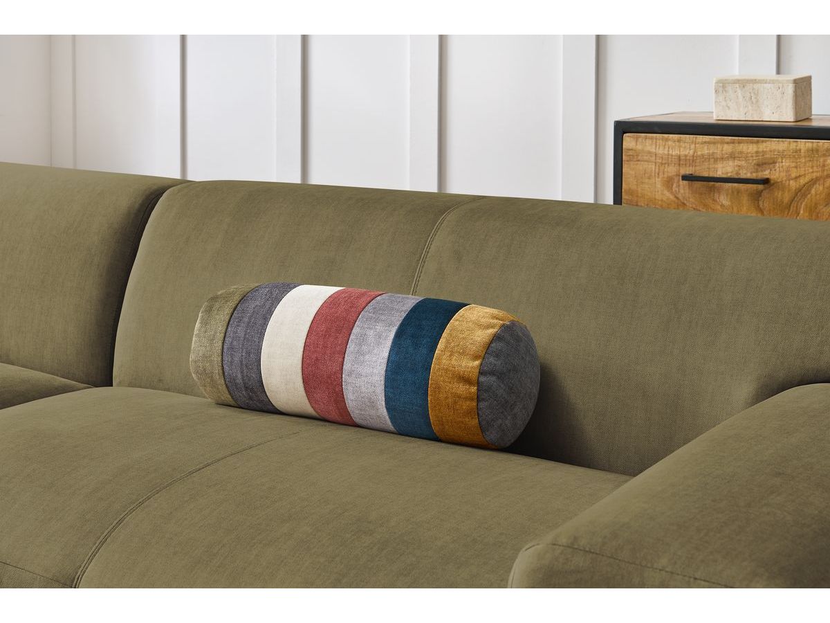 Bobochic Lavena Ecksofa 272 × 220 cm Samt Grün Ecke links