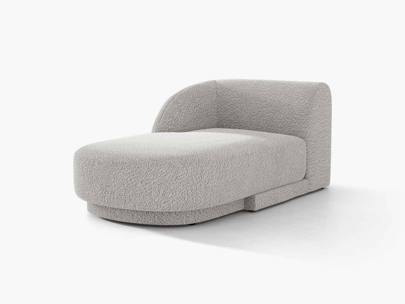Micadoni Modul Miley 2-Sitzer Links Boucle Baloo Hellgrau