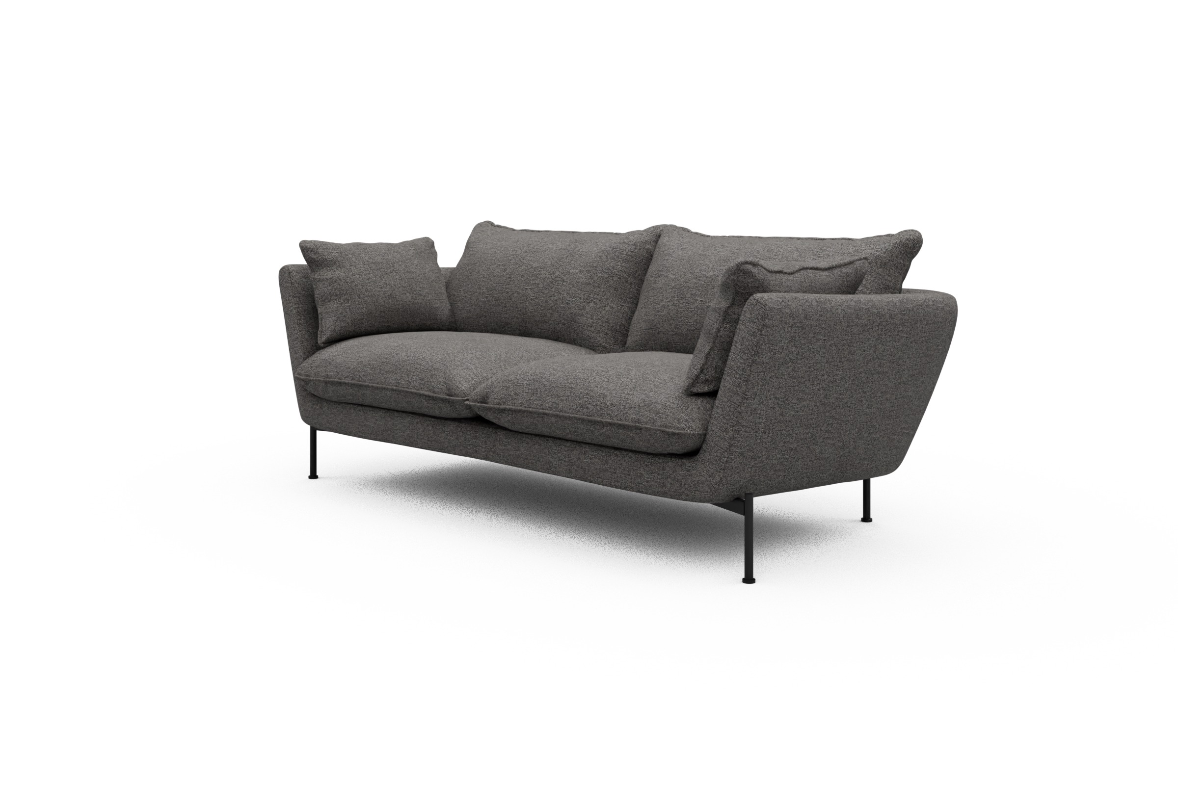 Sofa Anton PREMIUM 2-Sitzer Carreno-Salt-and-Pepper