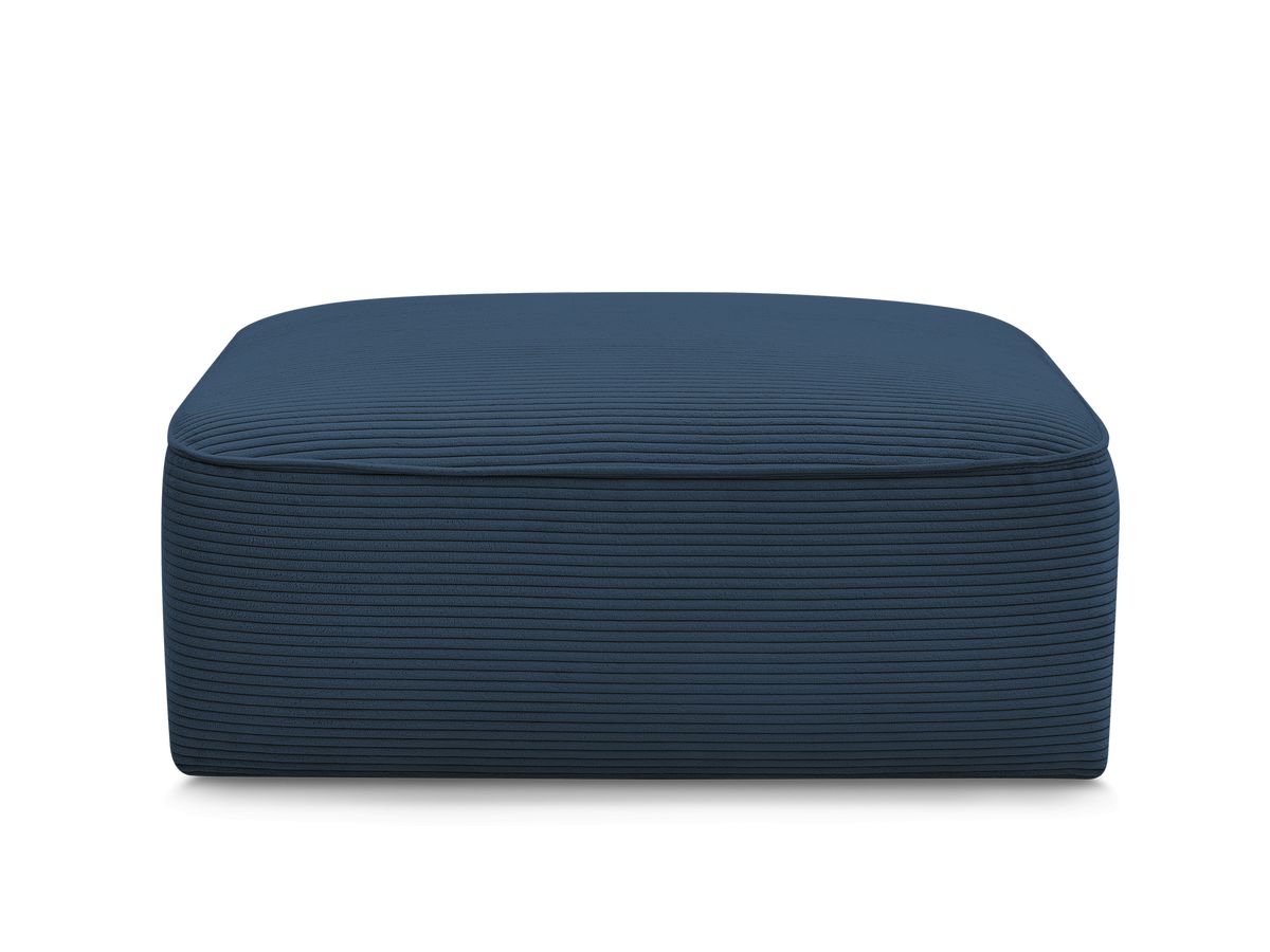 Bobochic Leopold Pouf Cordsamt Dunkelblau