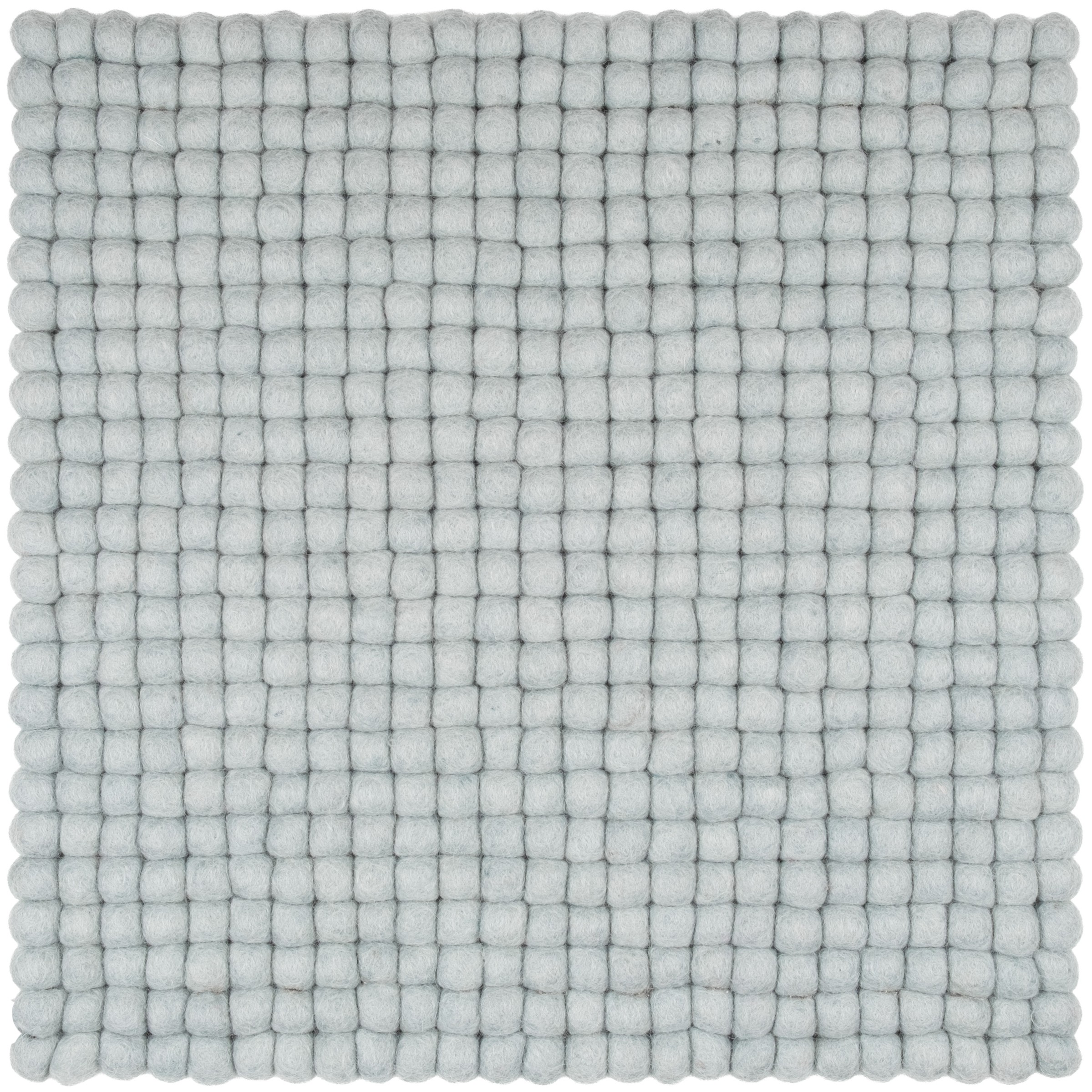 myfelt Liv Filzkugel-Sitzauflage Hellblau 36 x 36 cm