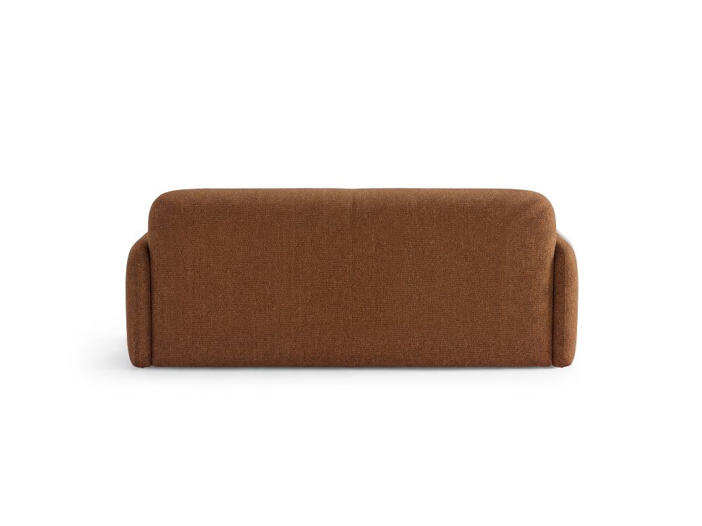 Cosmopolitan Design Sofa Malmo 3-Sitzer Strukturierter Stoff Scott Terrakotta