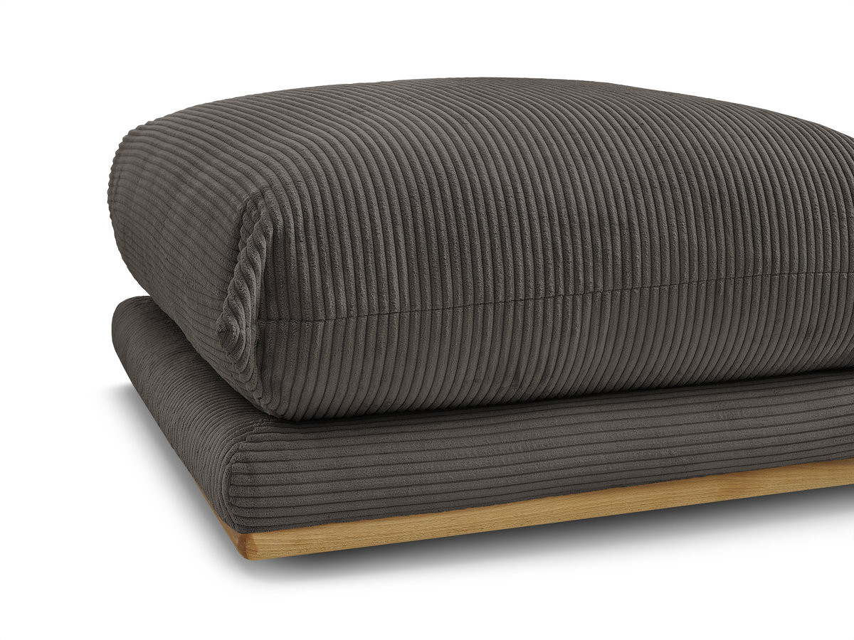 Bobochic Ernest Pouf Cordsamt Taupe