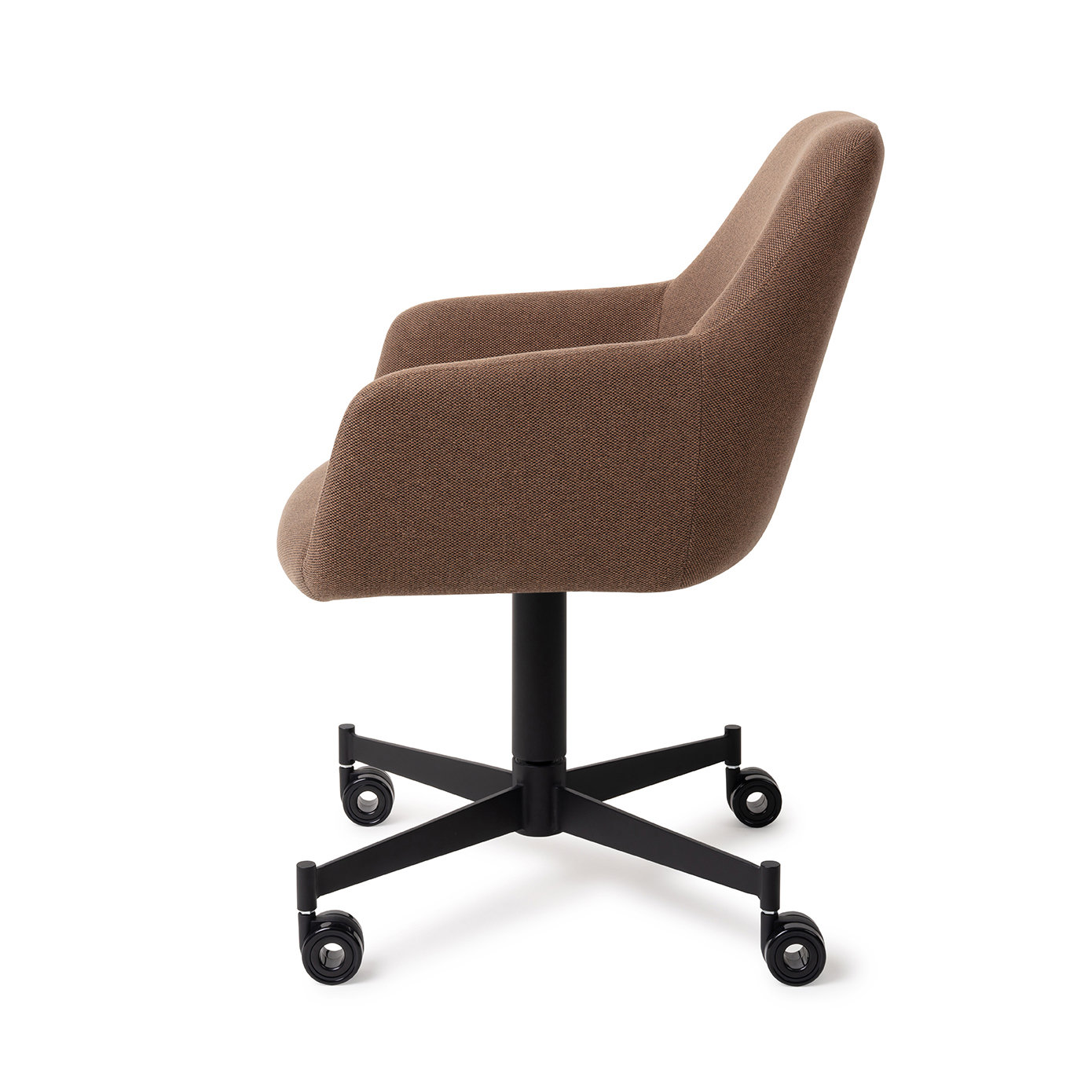 Jesper Home Esszimmerstuhl Hiroo Rustic Rye Caster Schwarz