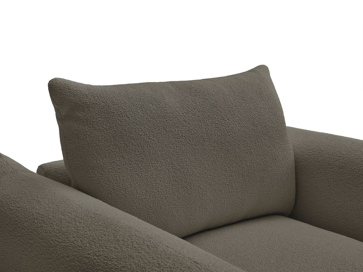 Bobochic Ernest Sessel Bouclé-Stoff Braun