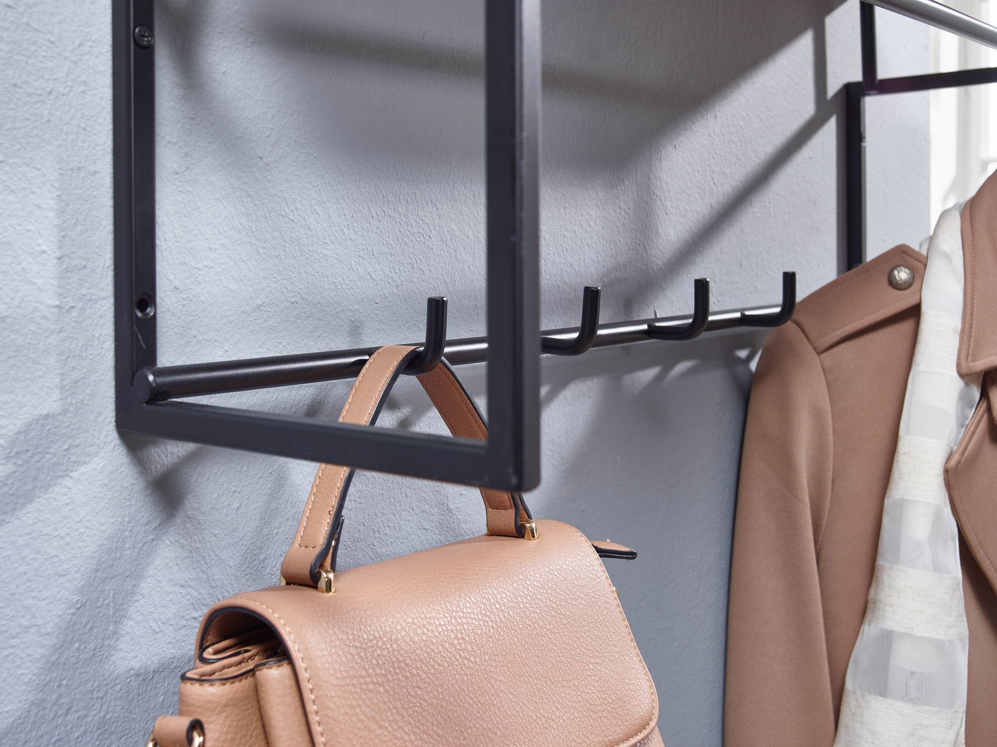 Wandgarderobe Tananger Massivholz Mango 71 × 20 × 29 cm