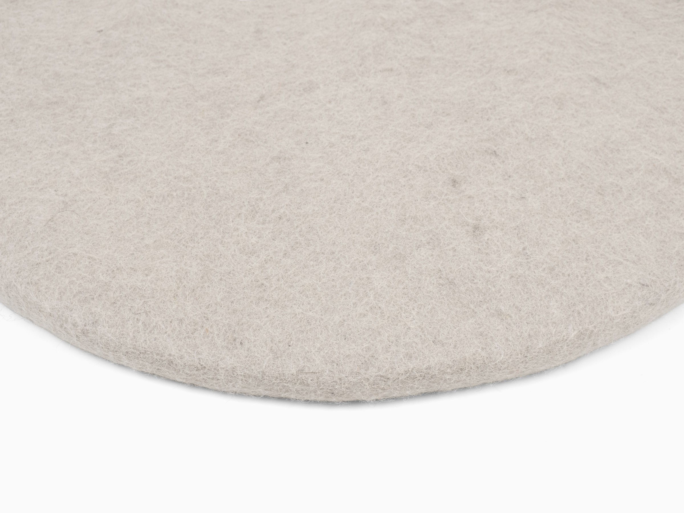 myfelt Aven Filz-Sitzauflage Hellgrau Ø 36 cm
