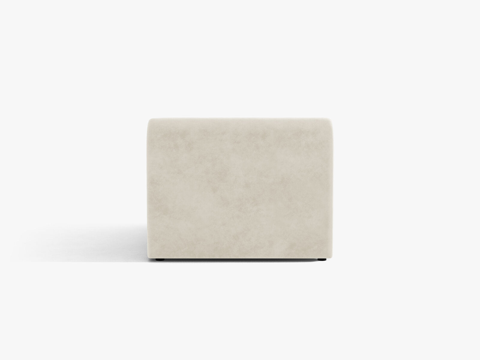 Micadoni Modul Armlos Miley Samt Bluvel Helles Beige